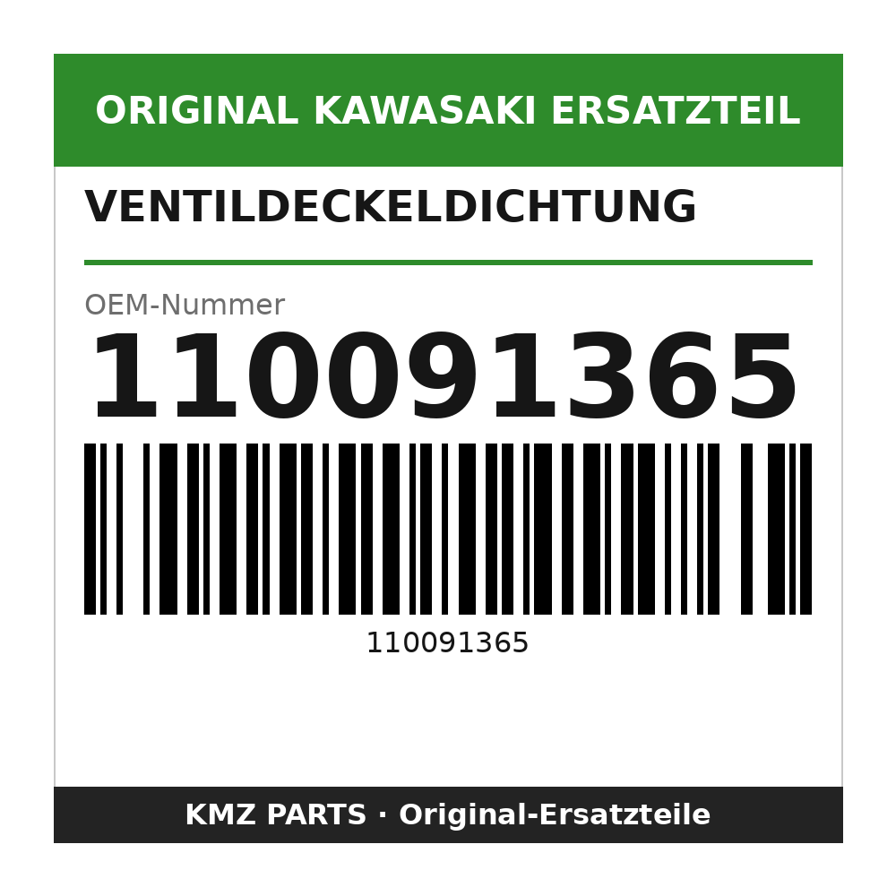 Kawasaki Ventildeckeldichtung 110091365