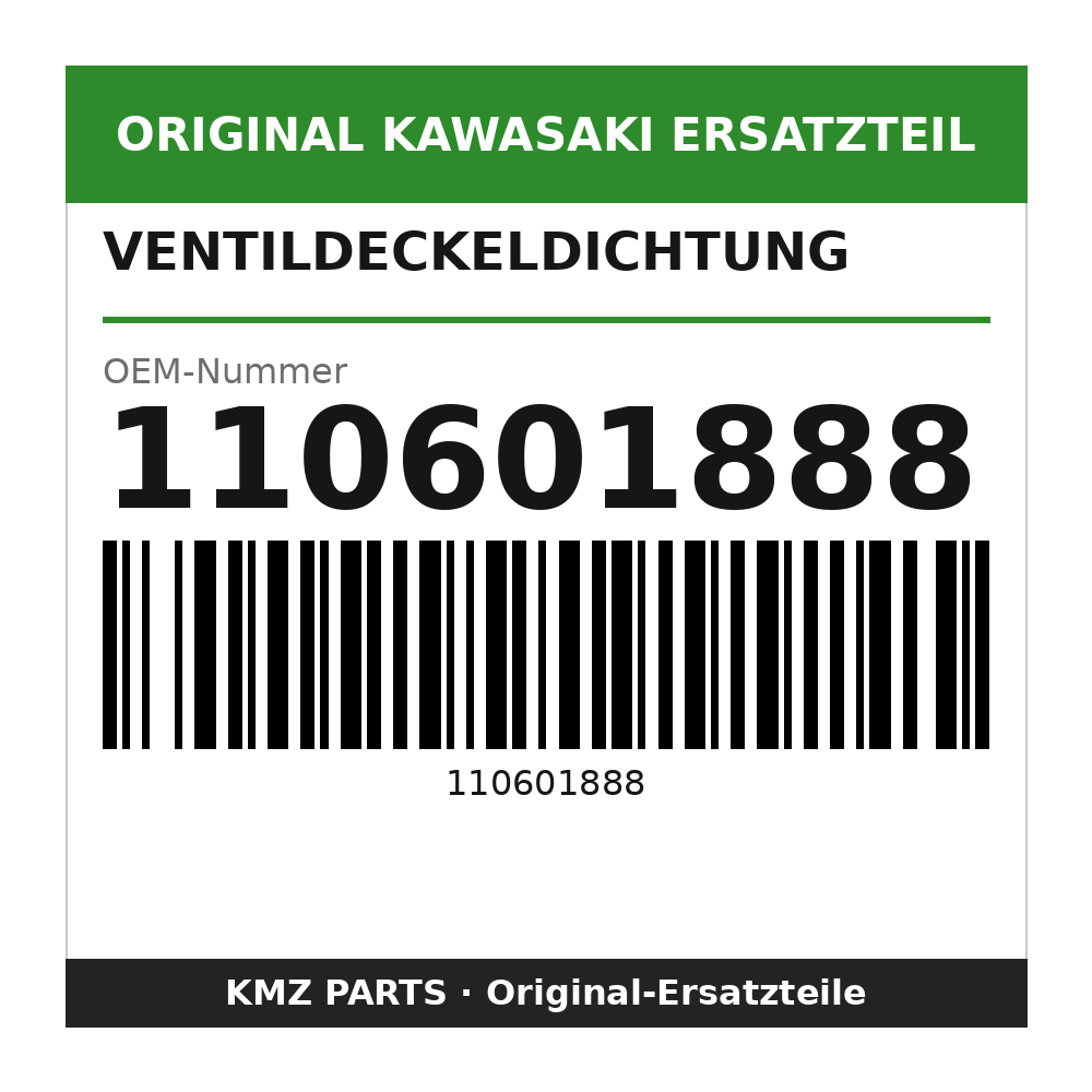 Kawasaki Ventildeckeldichtung 110601888