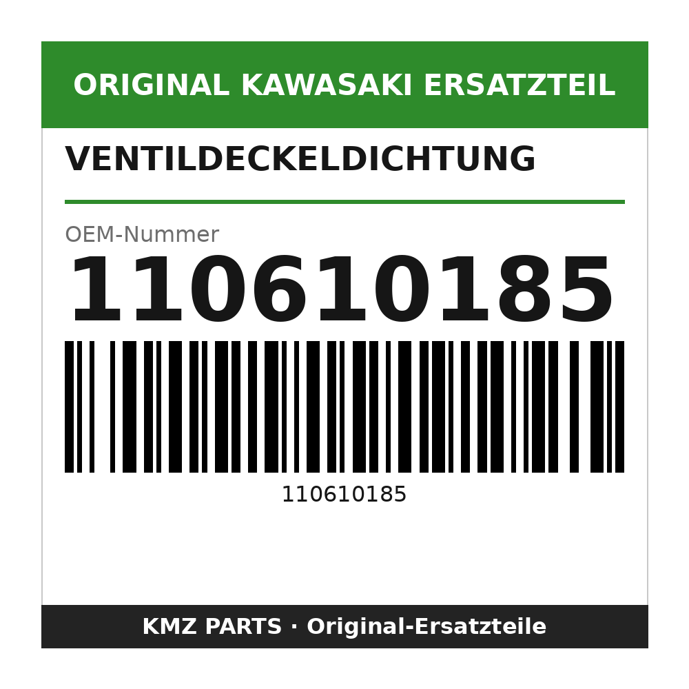 Kawasaki Ventildeckeldichtung 110610185
