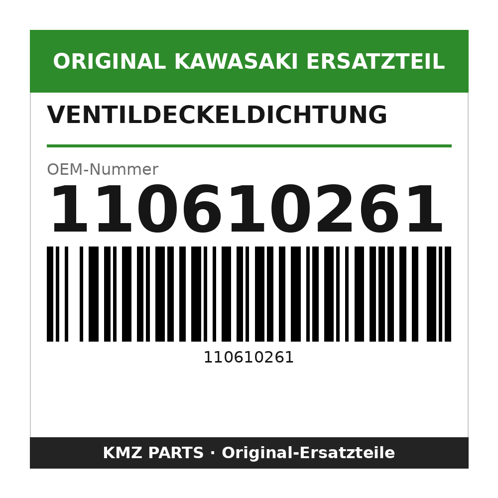 Kawasaki Ventildeckeldichtung 110610261