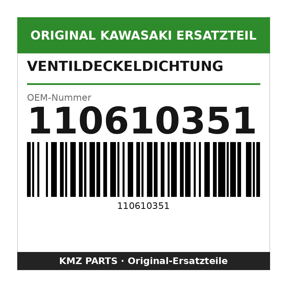 Kawasaki Ventildeckeldichtung 110610351