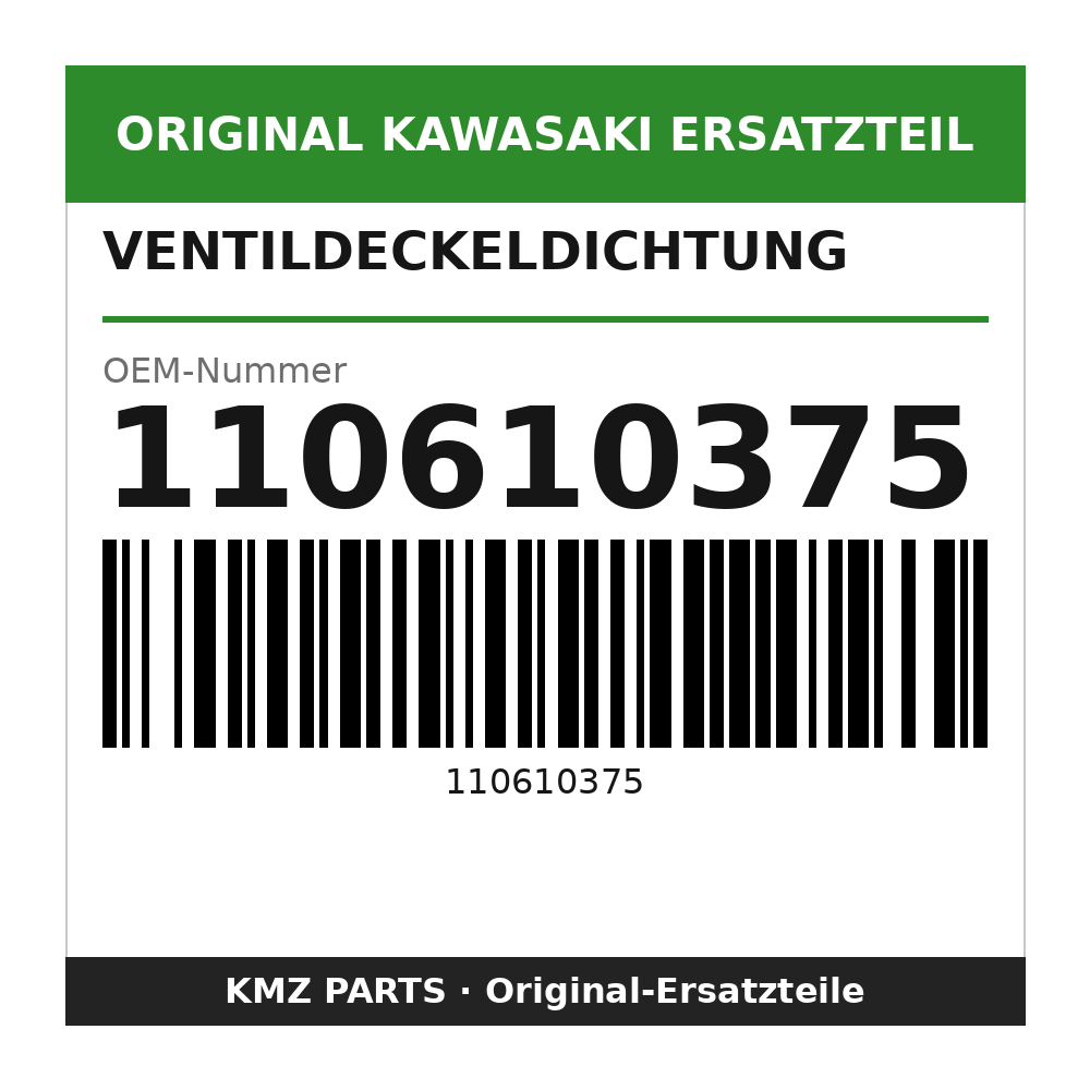 Kawasaki Ventildeckeldichtung 110610375