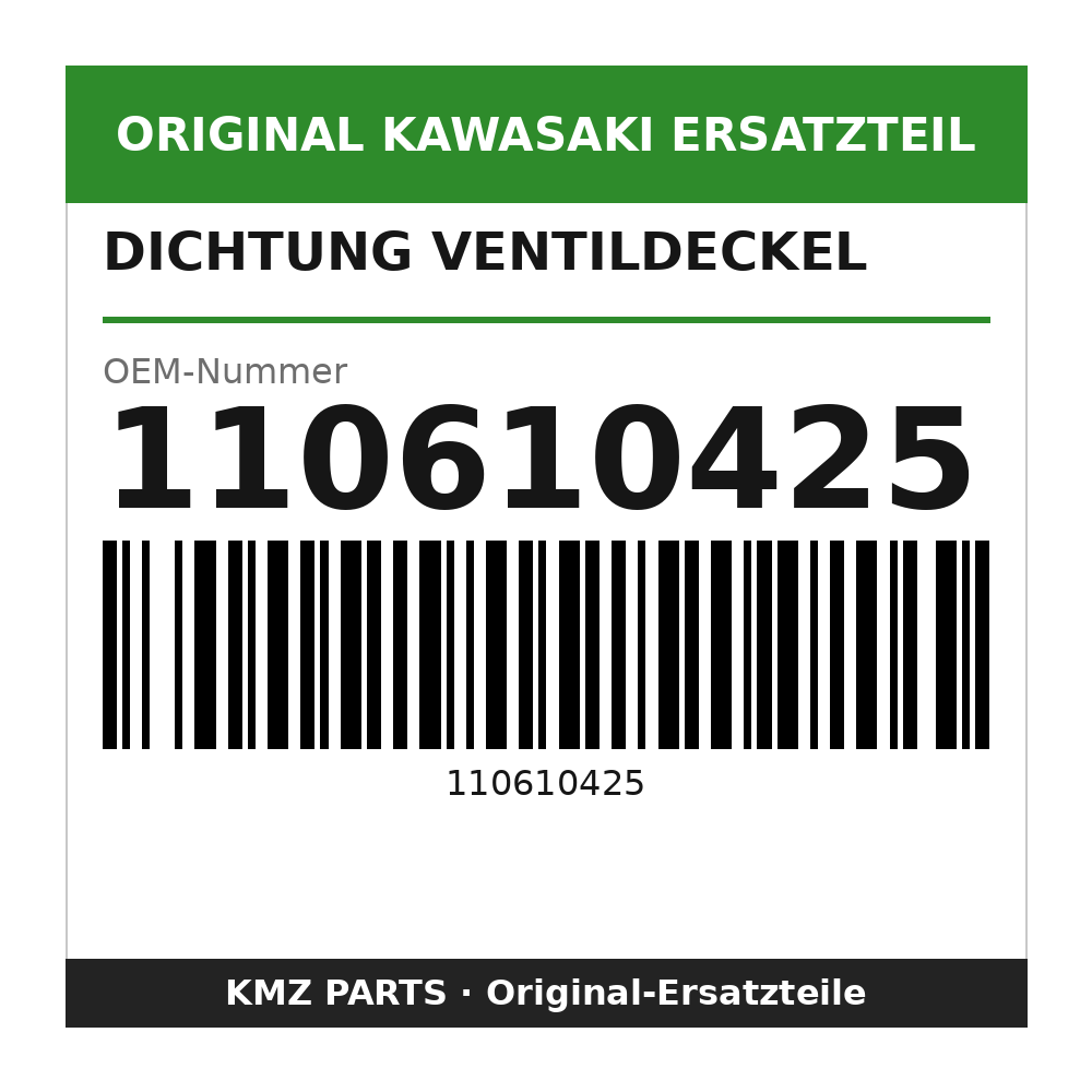 Kawasaki Dichtung Ventildeckel 110610425