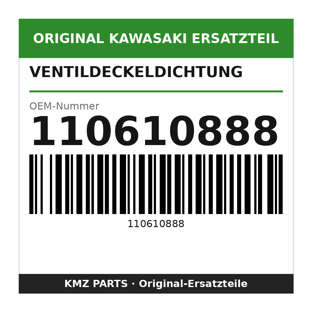 Kawasaki Ventildeckeldichtung 110610888