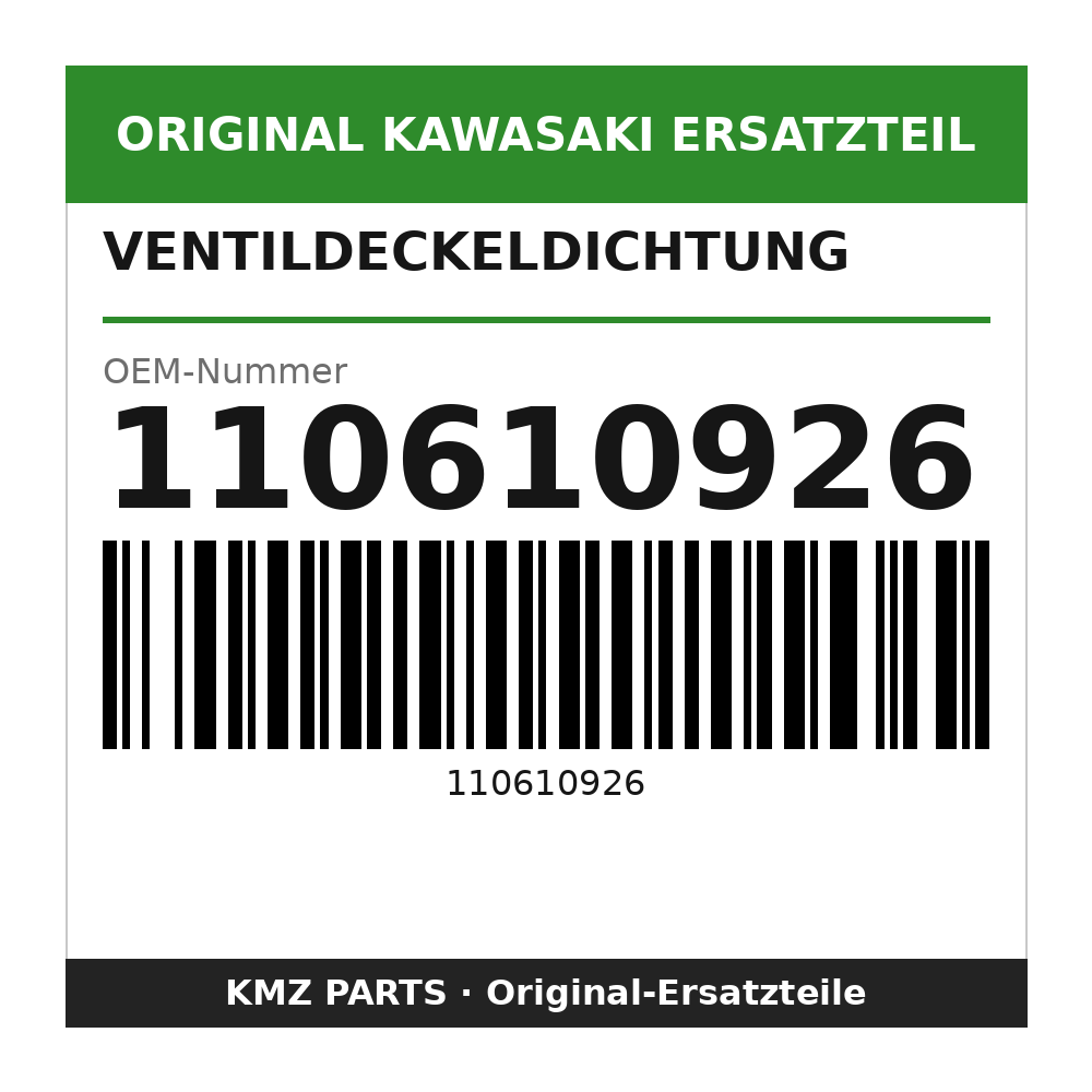 Kawasaki Ventildeckeldichtung 110610926