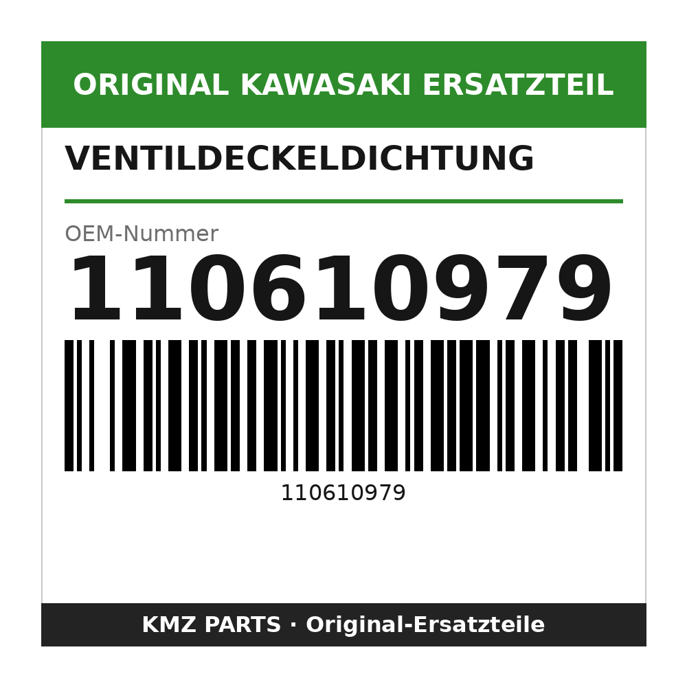 Kawasaki Ventildeckeldichtung 110610979