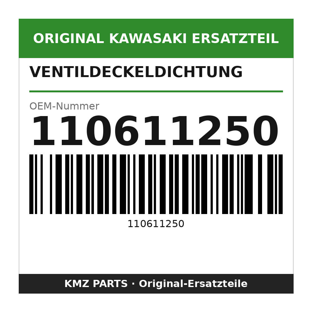 Kawasaki Ventildeckeldichtung 110611250