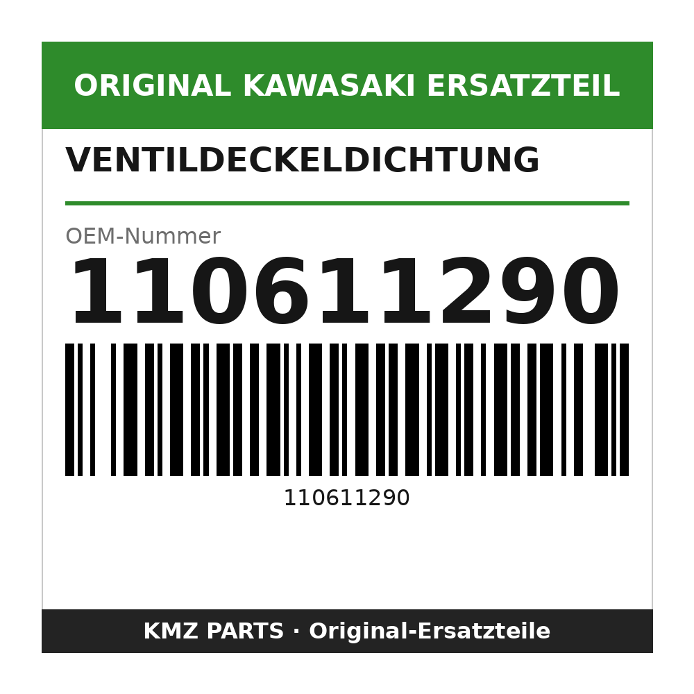 Kawasaki Ventildeckeldichtung 110611290