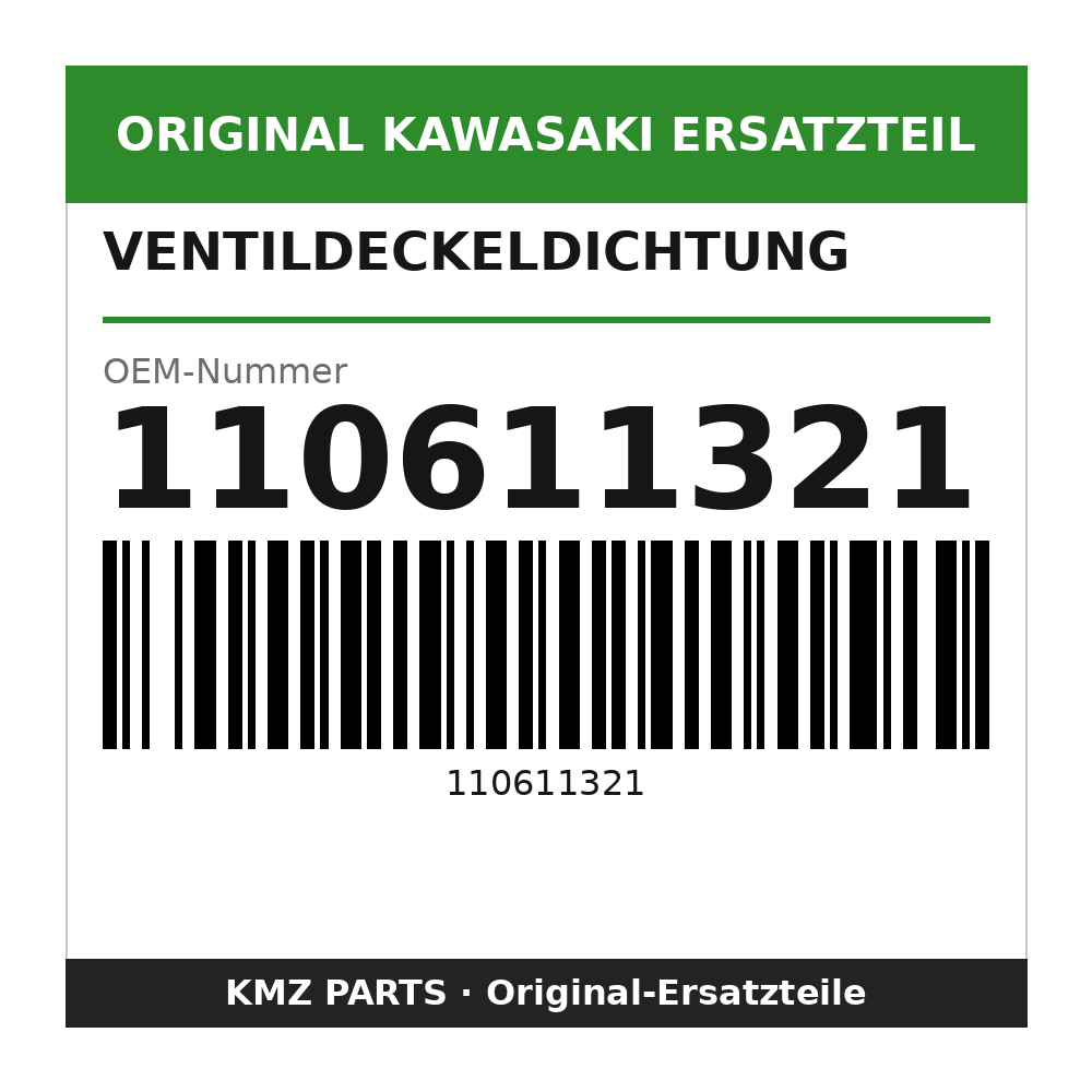 Kawasaki Ventildeckeldichtung 110611321