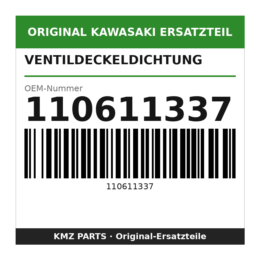 Kawasaki Ventildeckeldichtung 110611337