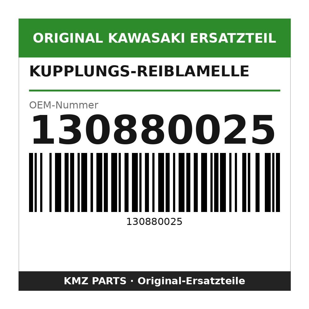 Kawasaki Kupplungs-Reiblamelle 130880025