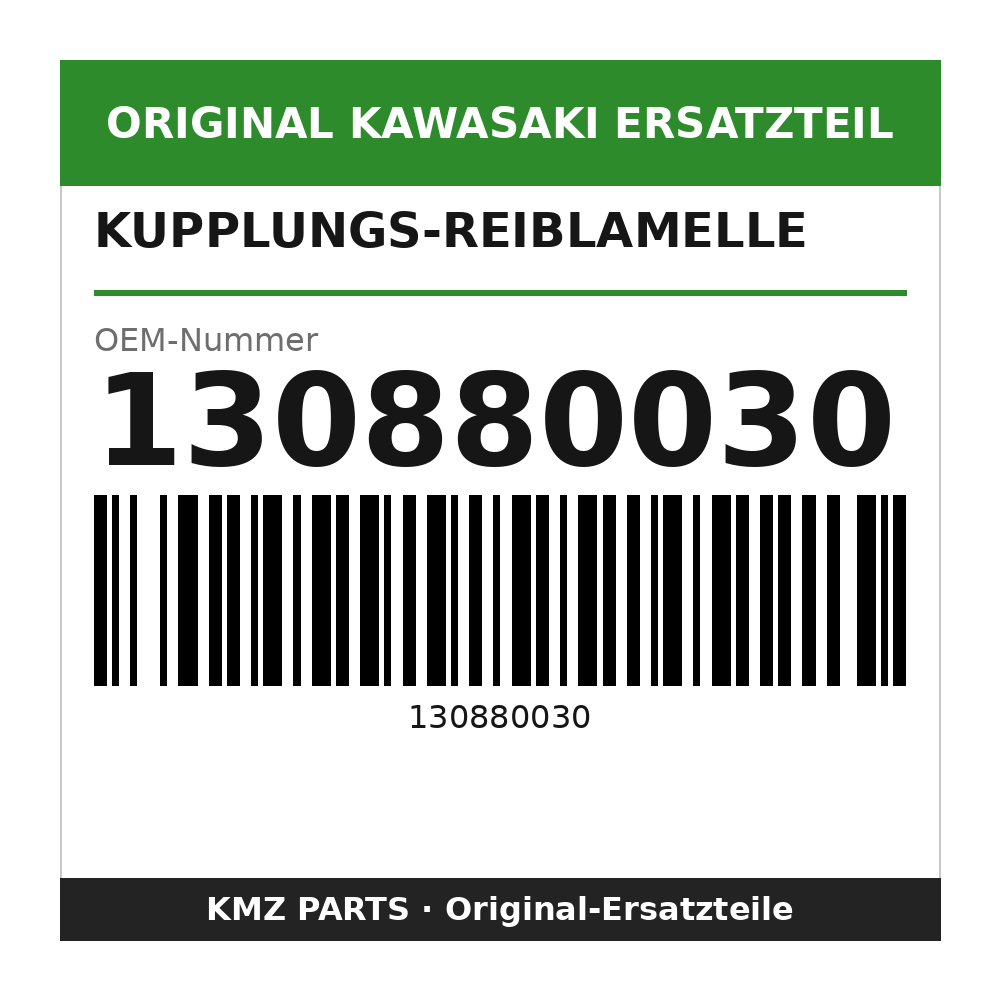 Kawasaki Kupplungs-Reiblamelle 130880030
