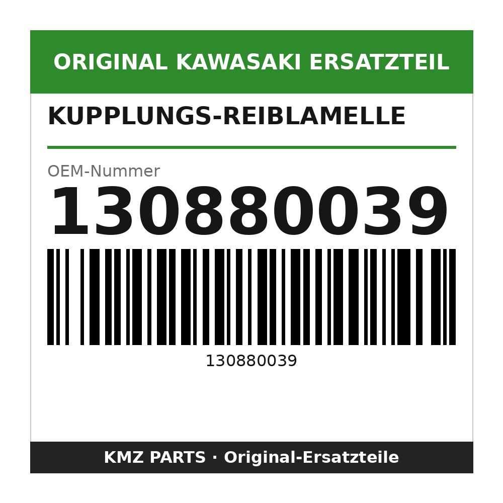 Kawasaki Kupplungs-Reiblamelle 130880039