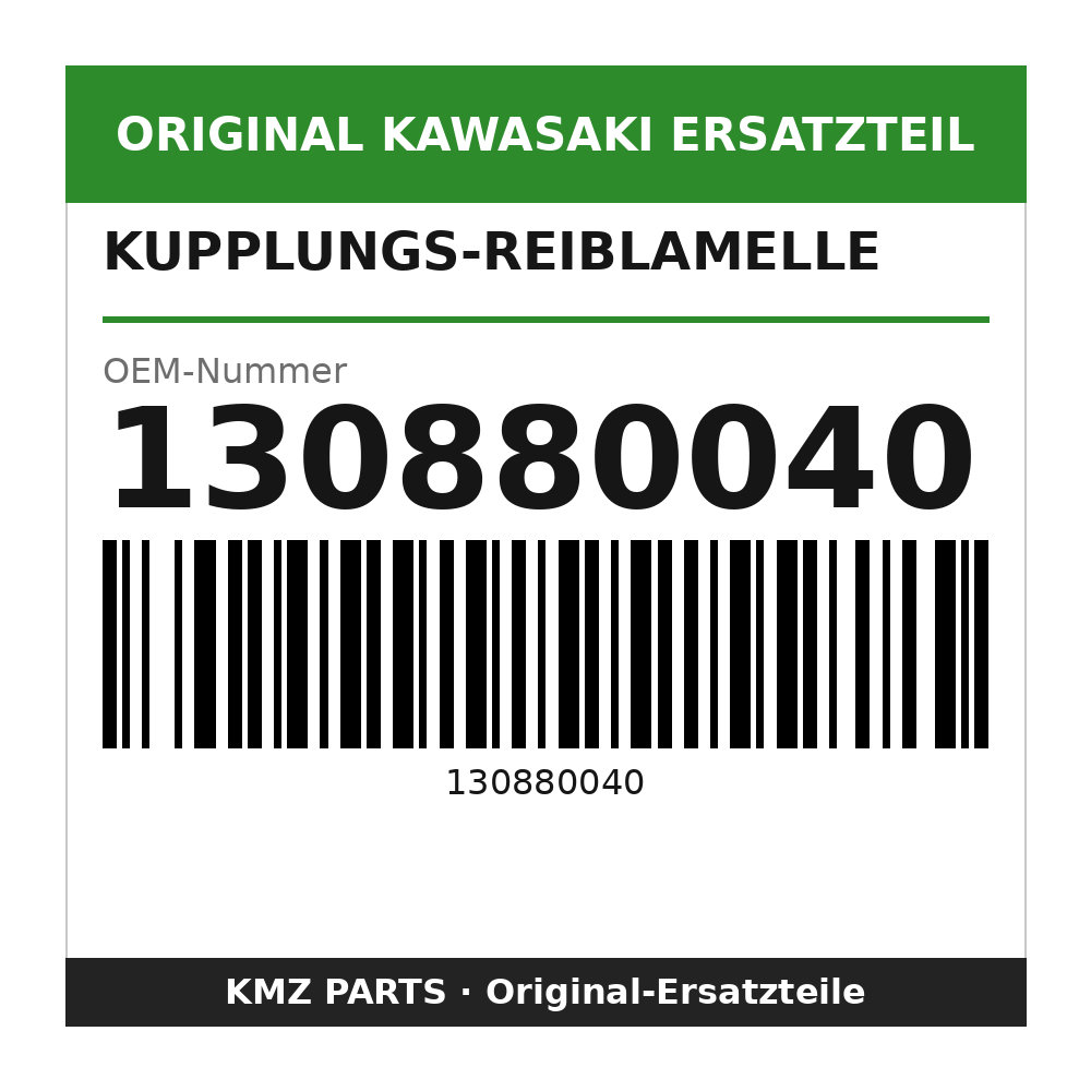 Kawasaki Kupplungs-Reiblamelle 130880040