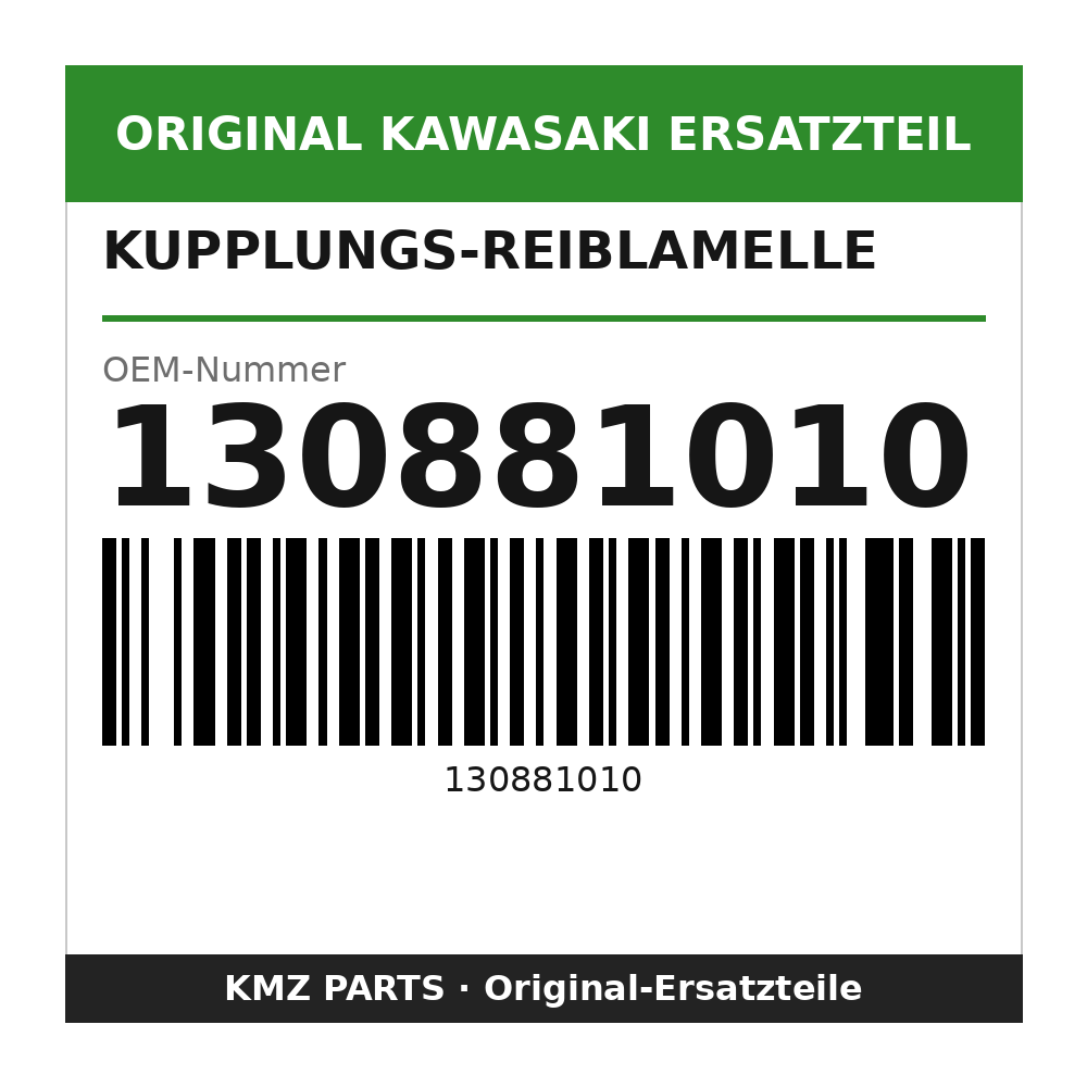 Kawasaki Kupplungs-Reiblamelle 130881010