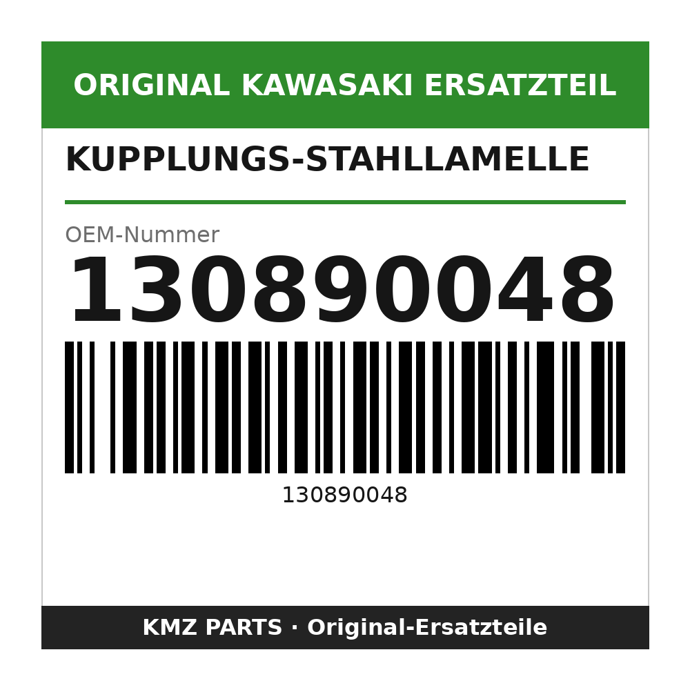 Kawasaki Kupplungs-Stahllamelle 1,6 mm 130890048