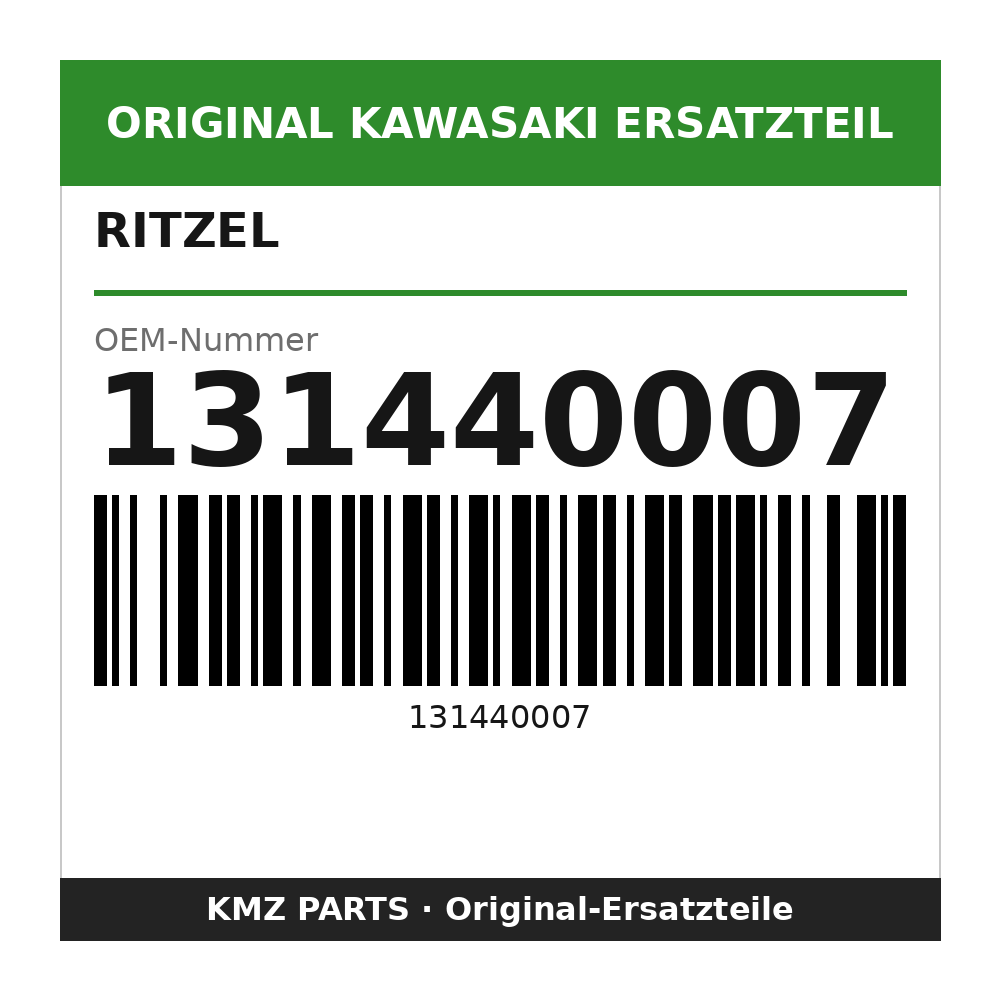 Kawasaki Ritzel 15 Zähne 131440007
