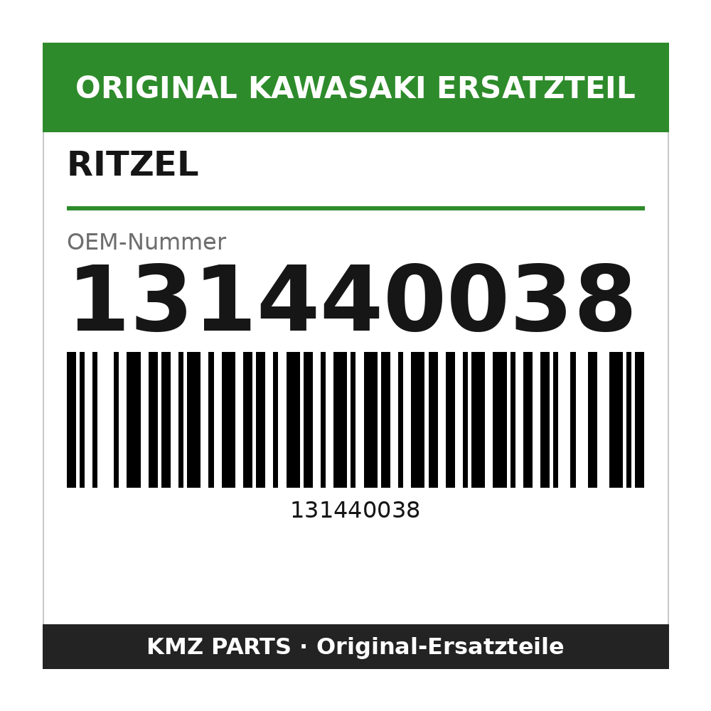 Kawasaki Ritzel 16 Zähne, 520 131440038