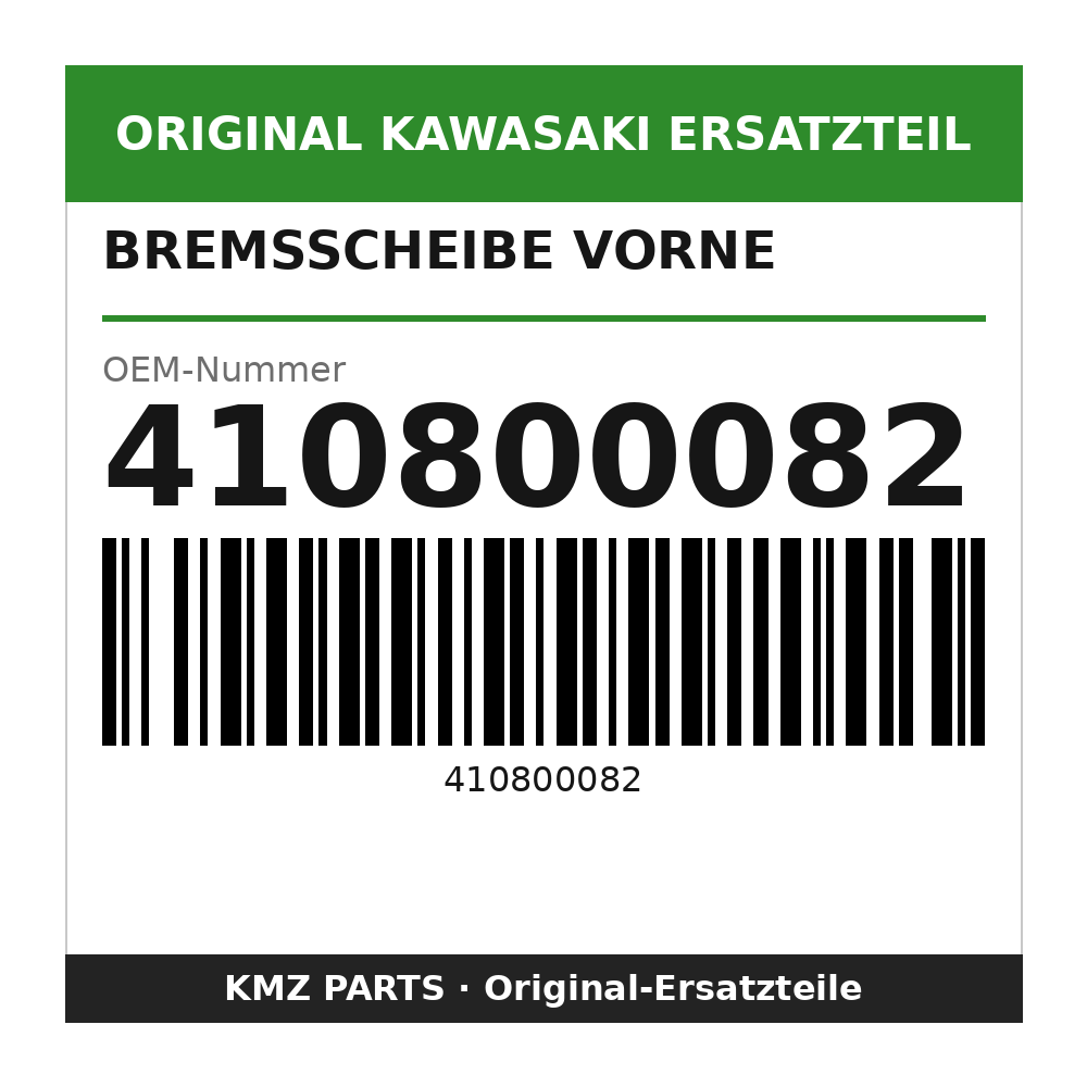 Kawasaki Bremsscheibe vorne 410800082