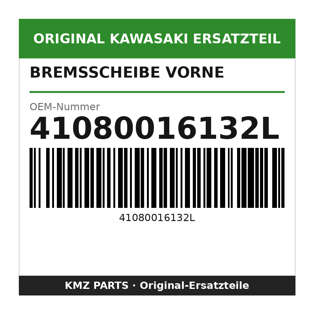 Kawasaki Bremsscheibe vorne 41080016132L