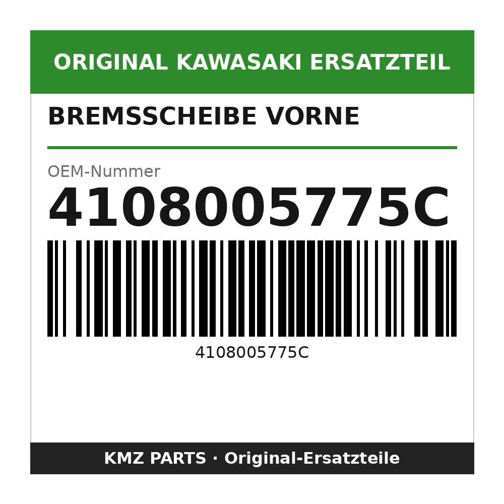 Kawasaki Bremsscheibe vorne 4108005775C