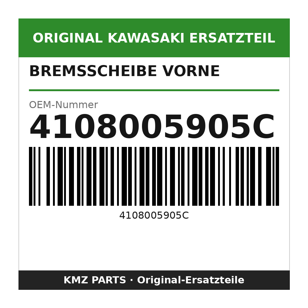 Kawasaki Bremsscheibe vorne 4108005905C