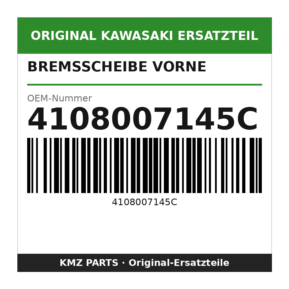 Kawasaki Bremsscheibe vorne 4108007145C