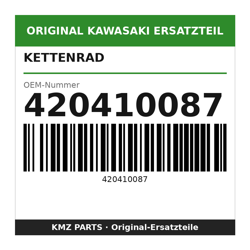 Kawasaki Kettenrad 46 Zähne 420410087
