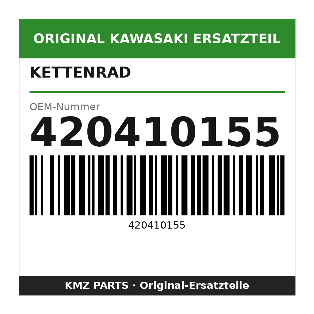 Kawasaki Kettenrad 45 Zähne 420410155