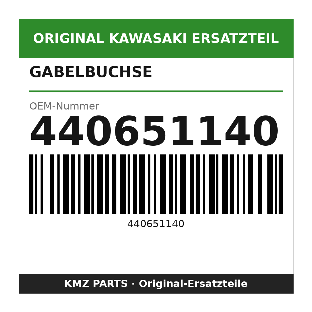Kawasaki Gabelbuchse 440651140