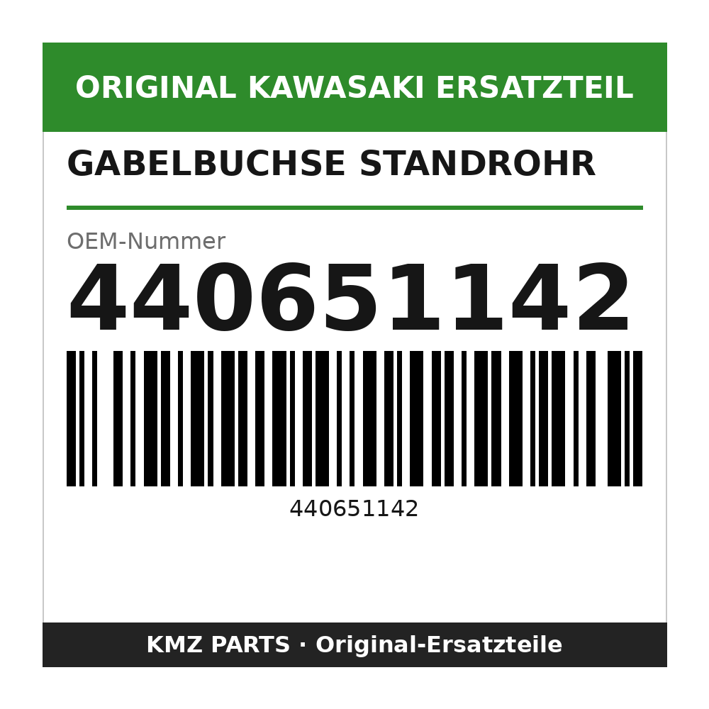 Kawasaki Gabelbuchse Standrohr 440651142