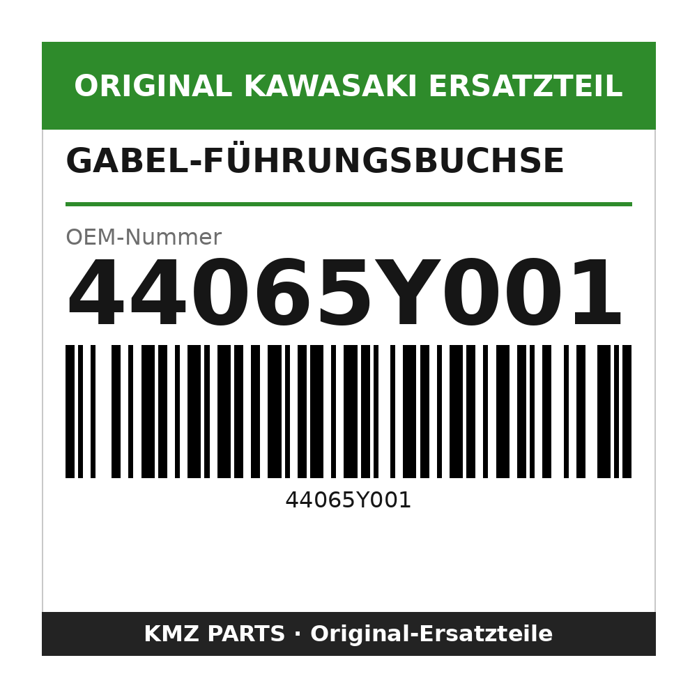 Kawasaki Gabel-Führungsbuchse 44065Y001