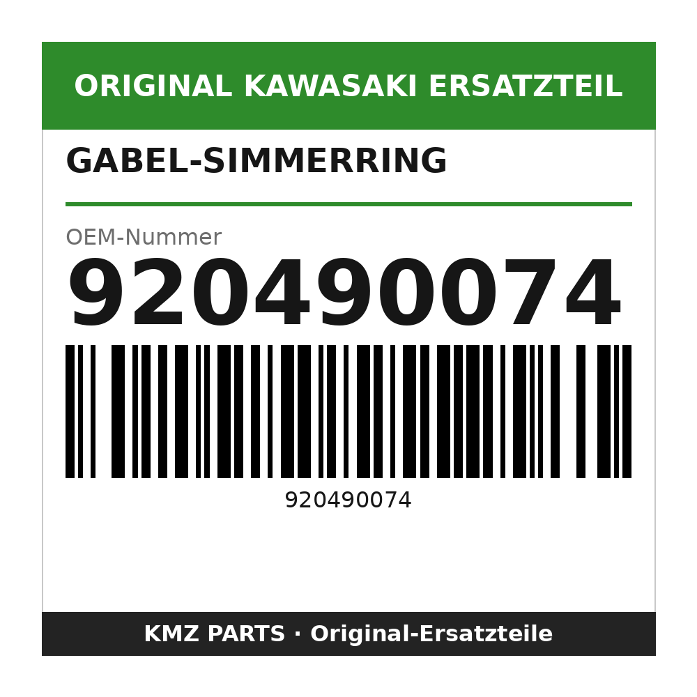 Kawasaki Gabel-Simmerring 920490074