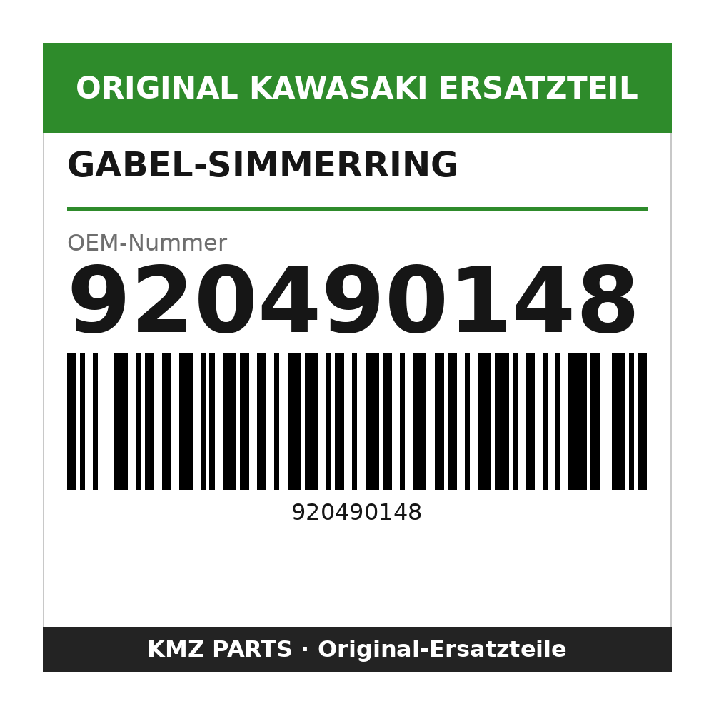 Kawasaki Gabel-Simmerring 920490148