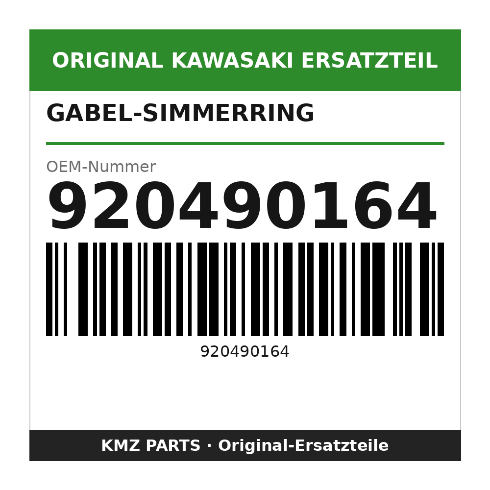 Kawasaki Gabel-Simmerring 920490164