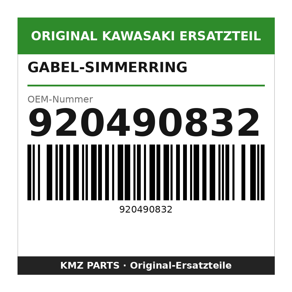 Kawasaki Gabel-Simmerring 920490832