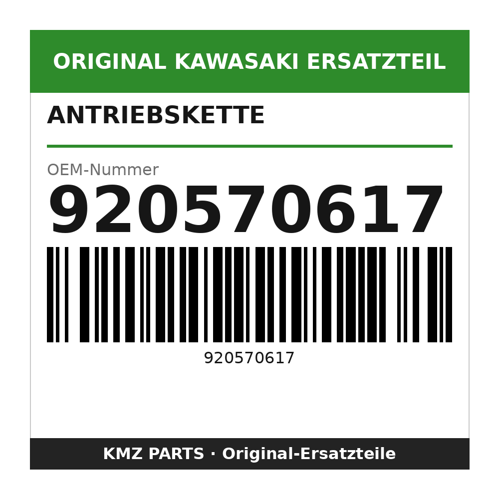 Kawasaki Antriebskette DID428HDS 130 Glieder 920570617