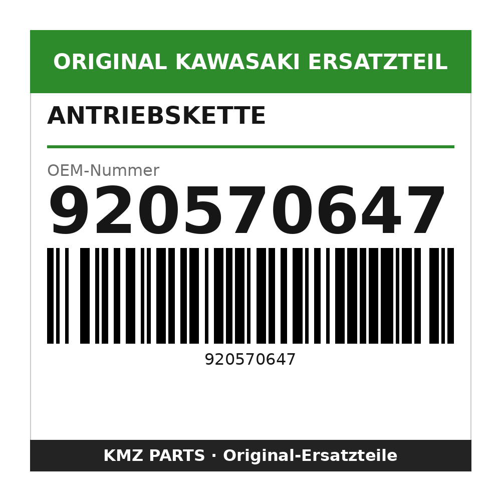Kawasaki Antriebskette EK520RM 112 Glieder 920570647