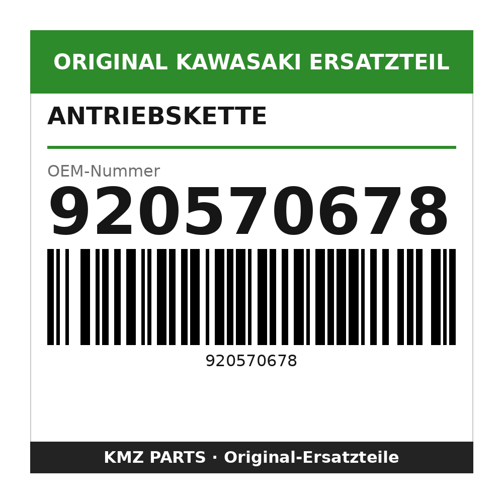 Kawasaki Antriebskette DID520VP2-T 114 Glieder 920570678