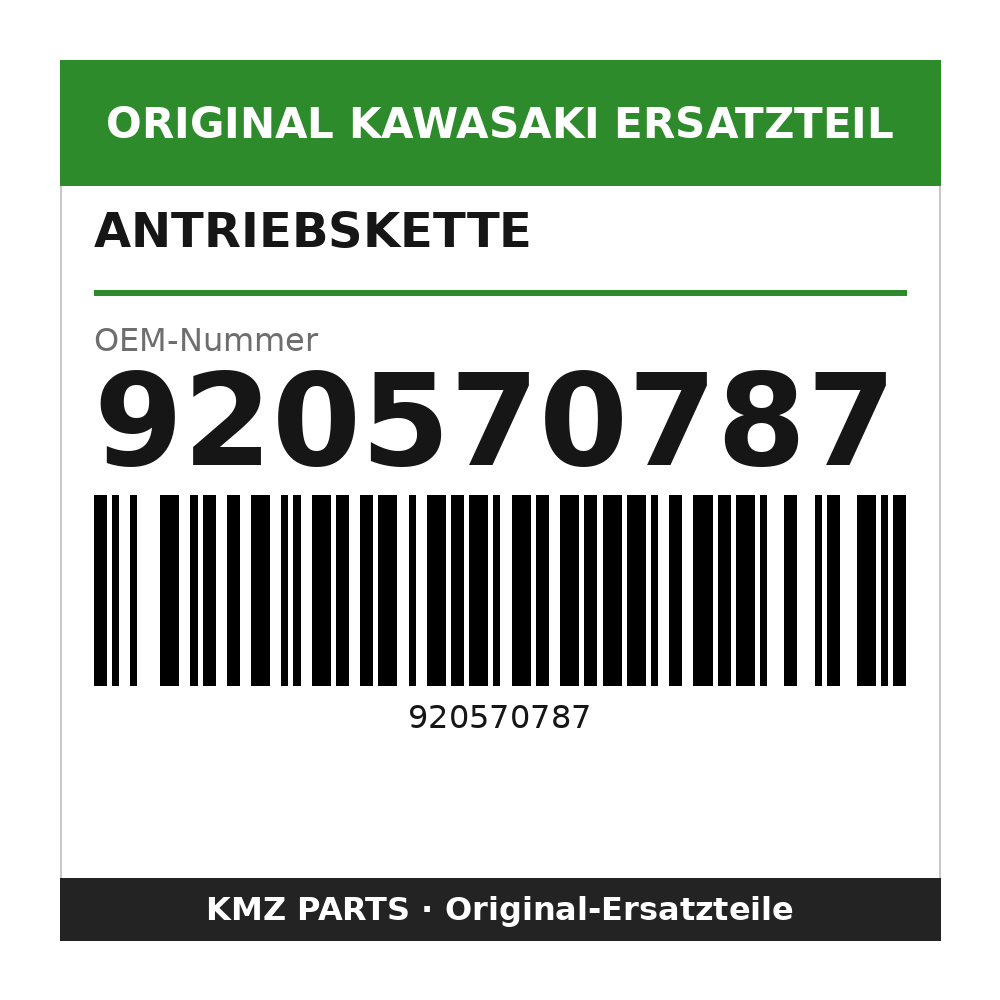 Kawasaki Antriebskette EK525ZX2- 112 Glieder 920570787