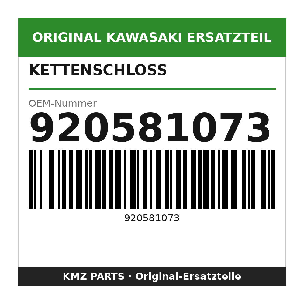 Kawasaki Kettenschloss 920581073