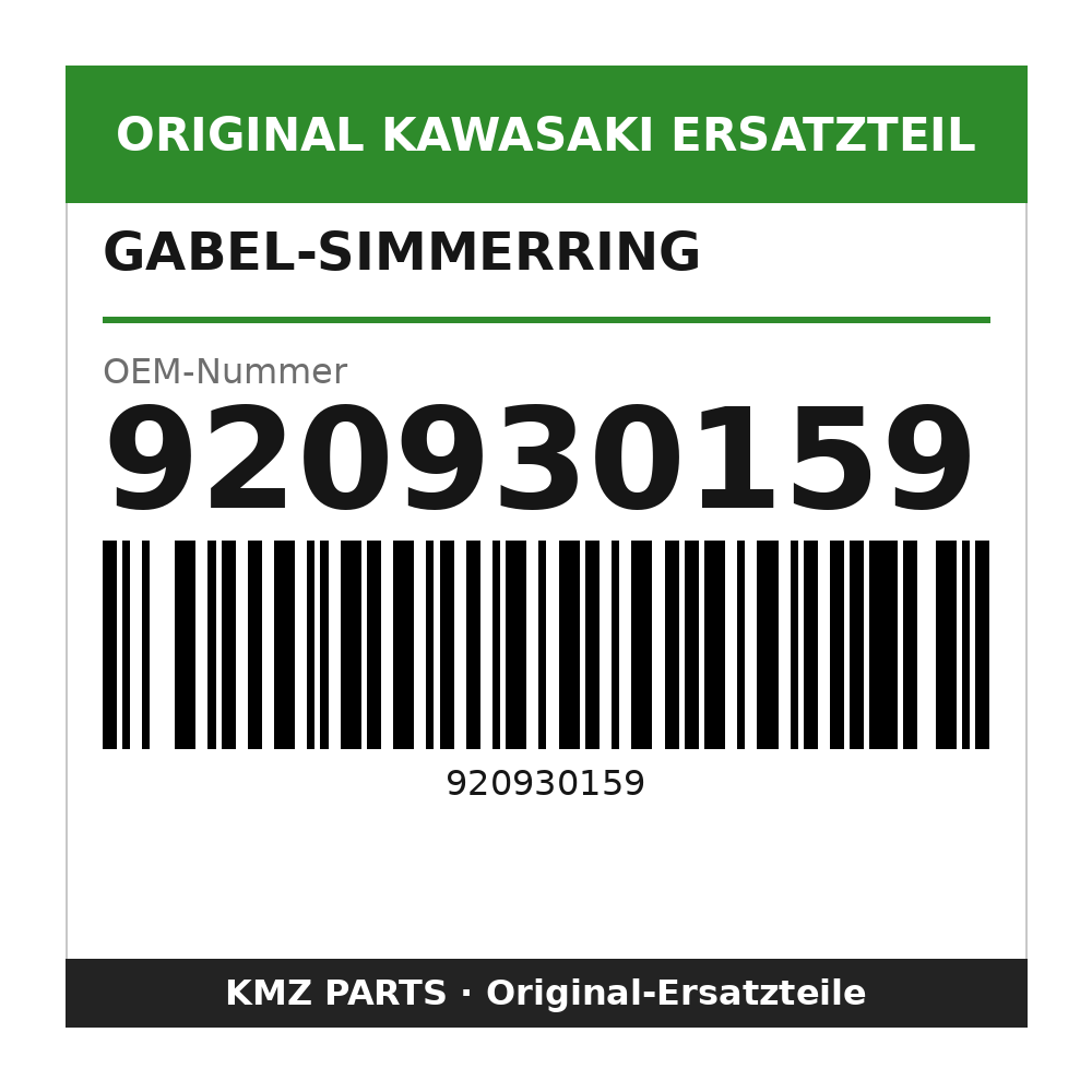 Kawasaki Gabel-Simmerring 920930159