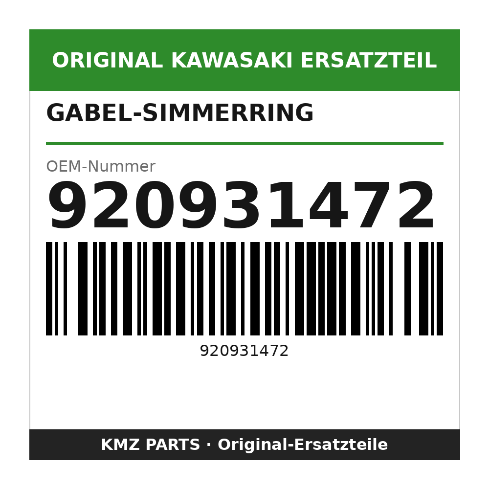 Kawasaki Gabel-Simmerring 920931472