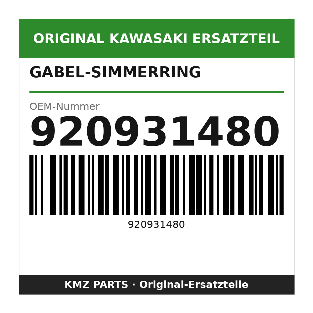 Kawasaki Gabel-Simmerring 920931480