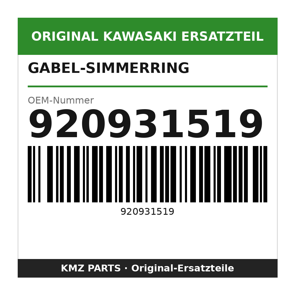 Kawasaki Gabel-Simmerring 920931519