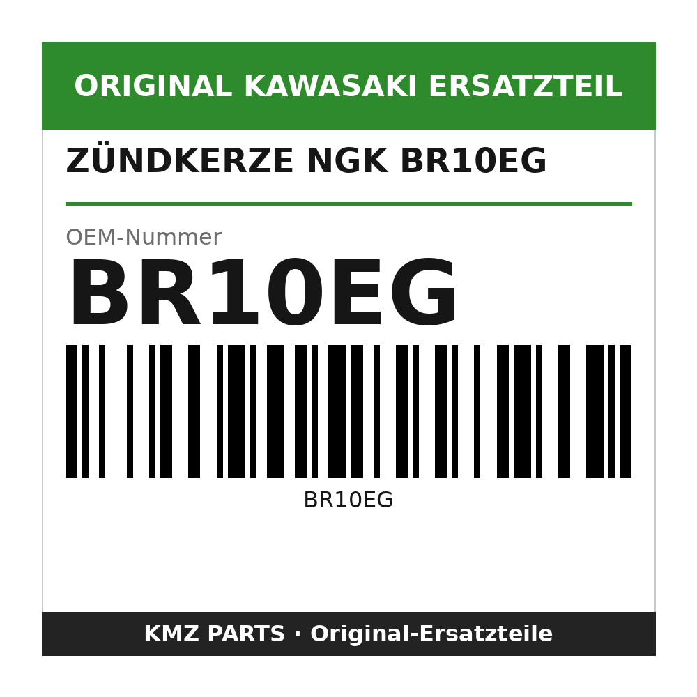 Kawasaki Zündkerze NGK BR10EG BR10EG
