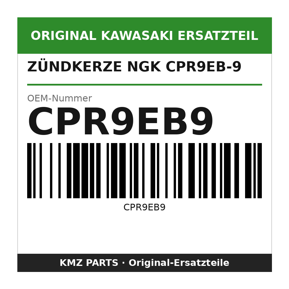 Kawasaki Zündkerze NGK CPR9EB-9 CPR9EB9