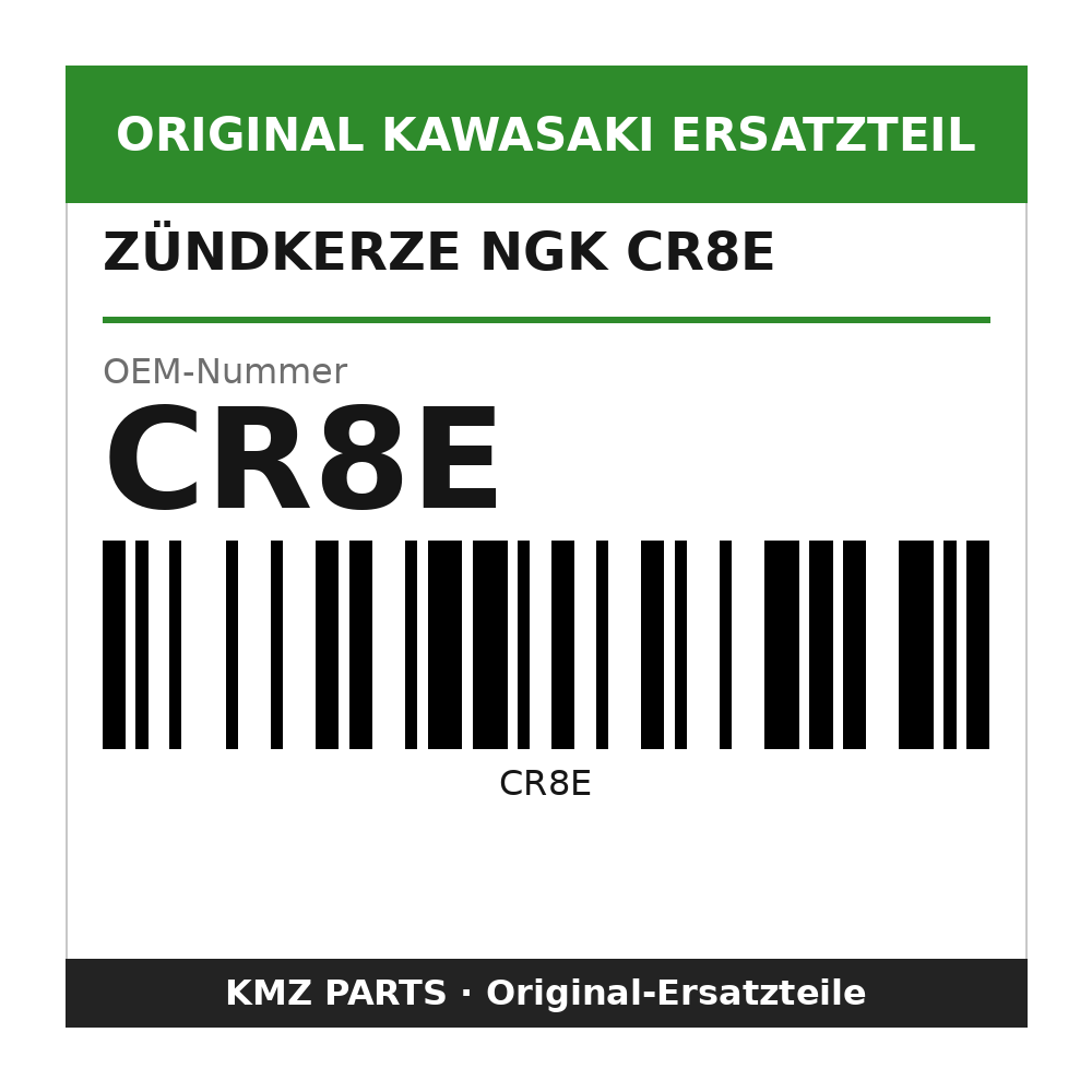 Kawasaki Zündkerze NGK CR8E CR8E