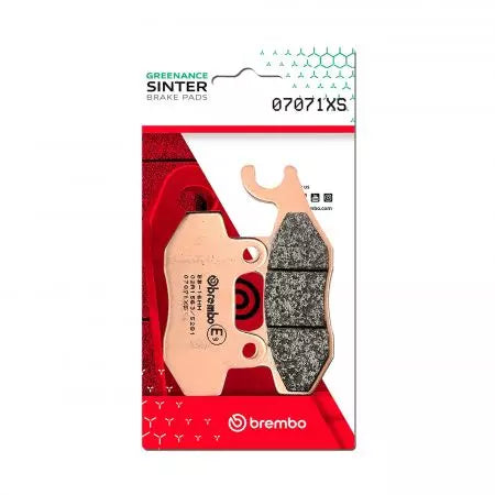 Bremsbeläge Bremsbelagsatz Brembo (2 Stück) 07071XS