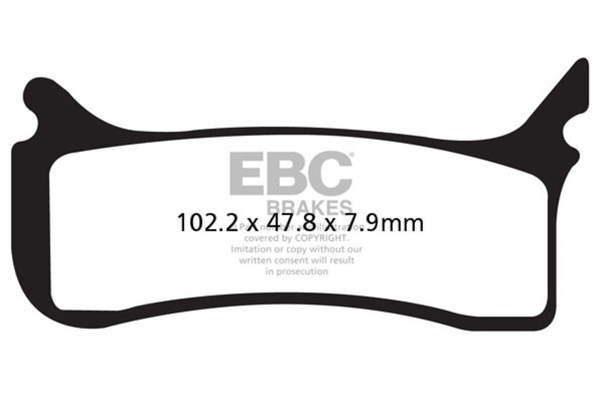 Bremsbeläge EBC EPFA 406 HH (2 Stk.)